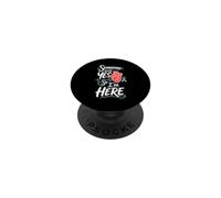 Heart Awareness Ribbon EKG Line Cardiac Health PopSockets Adhesive PopGrip