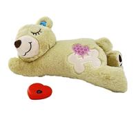 Heart Beat Dog Toy for Puppy - Plush Comfort Bear, Removable Battery Powered, Soft Chew Toy, Interactive Pet Play | for Indoor Outdoor Home Crate Exercise Engagement Entertainment Fun Training