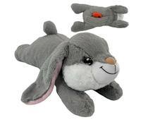 Heart Beating Stuffed Animal Bunny | Soft Stress Puppy Relief Toy,Puppy Plush Rabbit, Calming Pet Stress Relief, Dogs Heartbeat Stuffed Animal for Sleep Aid, Stress Relief