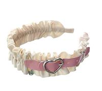 Heart Belt Ruffle Headband Girl Anime Hair Hoop Party Props Photography Headwear