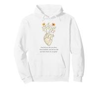 Heart Bloom Faith Quote Christian Faithful Bible Verse Pullover Hoodie