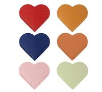 Heart Bookmark - Set of 6 Portable Heart Bookmarks - Reading Bookmarks for Women - for Students Teachers Book Lovers School Office Library Business Travel