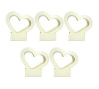 Heart Bouquet Holder - Five Pack Waterproof Folding Floral Carrier, Lightweight Portable Storage Wrap for Arrangement Presentation | Girls Wife Girlfriend Mom Valentines Birthday Mothers Day Wedding P