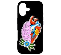 Heart Brain Empath Connection Flower Case for iPhone 17