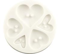 Heart Buttons Silicone Mould