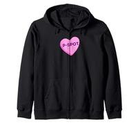 Heart Candy P-Spot - funny sexy gifts for men and women Zip Hoodie