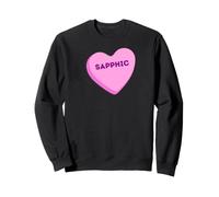 Heart Candy Sapphic for queer and gay women Sweatshirt