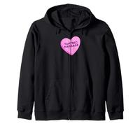 Heart Candy Tantric Massage - sexy masseuse gift for couples Zip Hoodie