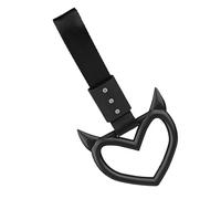 Heart Car Belt - Decorative Tube Bus Handle, Tsurikawas Devil Handle in Heart J.D.M Ring | Easy Install Drift Charm Interior Decoration