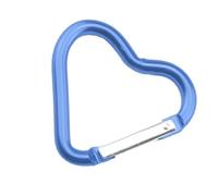 Heart Carabiner, Heart Shaped Keychain Clips - Multi-Function Key Chain Hooks, Hammock Carabiner for Clipping Tools, Keys, Gear, Dog Leash, Water Bottle