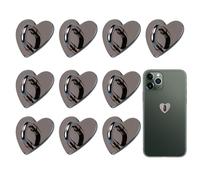 Heart Cell Phone Ring - Elegant Cell Phone Diel Ring 10 Pieces | Phione | Hearts Phone Grip Suitable for Safe Phones, Hands Free Holder, Mobile Use by Dail