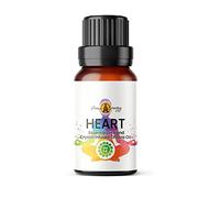 Heart Chakra Essential Oil Blend with Rose Quartz Crystal Chips, 10ml - Rose, Orange & Sandalwood - Aromatherapy Diffuser, Burner, Yoga, Meditation, Bracelets, Kundalini