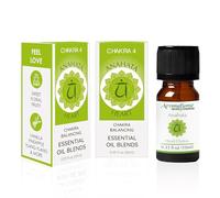 Heart Chakra Essential Oil Diffuser Blend by Aromafume | 3 x 10ml/0.33 fl oz | Anahata | Aromatherapy Oils for Chakra Balance | Rose & Bergamot Extracts | Emerald Incense for Meditation, Yoga, Reiki