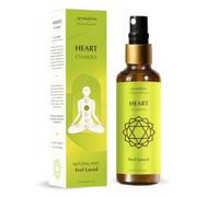 Heart Chakra Natural Mist by Aromafume | 100ml/3.3 fl oz | Anahata | Aromatherapy Spray for Chakra Healing | Rose & Bergamot Extracts | Essential Oil Spray for Meditation, Yoga, Reiki