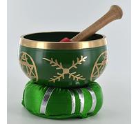 Heart Chakra Singing Bowl Home Decor H11cm
