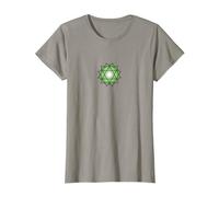 Heart Chakra Symbol | Geometric Green Mandala Design T-Shirt