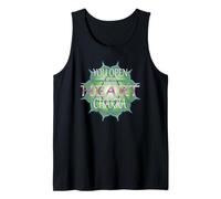 Heart Chakra Symbol | Green & Pink Mandala Design Tank Top
