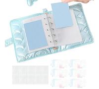 Heart Charm Binder - 5-Ring Collage Stationery, Functional Artistic Design M5, Spiral Notebook Scrapbook | College Students Girls Home Dorm Room School Classroom Study Room Organization
