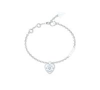 Guess Jewellery Guess Amore Heart Charm Bracelet 1.4cm, 17.2cm + 3.8cm