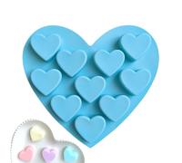 Heart Chocolate Molds,Pudding Molds for Dessert | Silicone Non-Stick Cake Molds,Easy to Release Molds, Food Grade Baking Pan for Chocolate, Jelly, Pudding