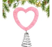 Heart Christmas Tree Topper, Valentine Tree Topper Heart with Spring, Decoration for Home, Table, Wedding, Wall, Party Supplies for Men and Women, Holiday Decoration