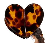 Heart Clips - Fashion Clamp for Valentines | Stylish Aesthetics with Strong Internal Spring & Secure Fastening Teeth for Weddings, Gala Events, Holiday Dinners and Formal Gatherings