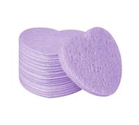 Heart Cosmetic Sponges - Heart Shaped Makeup Sponges Facial Cleansing Heart Sponges | Soft and Gentle Heart Facial Sponges for Daily Makeup Removal, Heart Shaped Face Sponges for T
