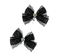Heart Crosses Lace Hair Clip Fashionable Women's Hairpin Versatile Hairstyle Clip For Girls And Women