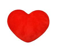 Heart Cushion, Heart Cushion Children's Room, Cuddly Cushion Children's Heart Shape Decorative Cushion Pillow, Plush Children's Cushion for Children's Room, Sofa Decoration (Red, 40 cm)
