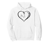 Heart Cute Horse Lover Pullover Hoodie