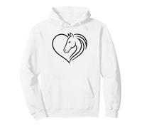 Heart Cute Horse Lover Pullover Hoodie