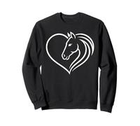 Heart Cute Horse Lover Sweatshirt
