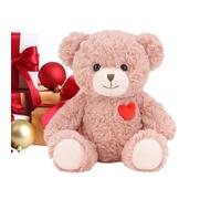 Heart - Cute Stuffed Animal Plush, Decorative Collectible Bear Figure | Adorable Hug Toy For Children Teens Adults Special Occasions Holidays Celebration during daily moments of relaxati