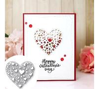 Heart Cutting Dies for Card Making，Cutting Dies Cut Stencils for DIY Scrapbooking Photo Album Decorative Embossing Paper Dies for Card Making Templated…