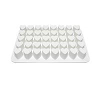 Heart Cylinder Chocolate Candy Molds 3D Nonstick Baking Pan Dessert Cheesecake Bakeware Oval for Fondant Craft Silicone Column Dessert Molds Baking and Pastry Tool Mousse Cake Mold