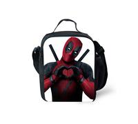 (Heart) Deadpool Student Insulated Messenger Lunch Bag