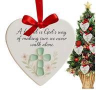 Heart Decorations - 2.95 x 2.95 Inch Hanging Heart Shape Ornament, Romantic Pendant, Christmas Love Pendant, For Best Friends, Door Handles, Desk, Workplace, Fireplace, Bedroom Accessories