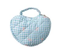 Heart Designs Cosmetic Storage Bag Large Capacity Moulded Toiletry Bag Flowers Decoration Travel Organisers Women Heart Shape Make Up Bag, I, standard size