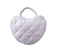 Heart Designs Cosmetic Storage Bag Large Capacity Moulded Toiletry Bag Flowers Decoration Travel Organisers Women Heart Shape Make Up Bag, H, standard size