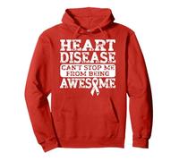 Heart Disease Can't Stop Me CHD Wear Red Heart Health Pullover Hoodie