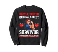 Heart Disease Warrior Cardiac Arrest Survivor Sweatshirt