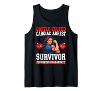 Heart Disease Warrior Cardiac Arrest Survivor Tank Top