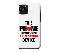 Heart Disease Warrior Implantable Cardioverter Defibrillator Case for iPhone 11 Pro