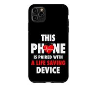 Heart Disease Warrior Implantable Cardioverter Defibrillator Case for iPhone 11 Pro Max