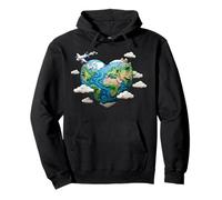 Heart Earth Day Save Cute Planet Students Teachers Pullover Hoodie