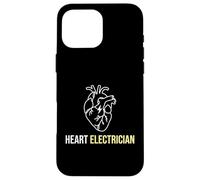 Heart Electrician Cardiologist EKG Rhythm Medical Cardiology Case for iPhone 16 Pro Max
