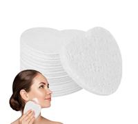 Heart Face Sponges - 50 Pieces Cosmetic Spa Sponges Face Sponge Set | 50 Heart Shaped Sponges with Natural Wood Pulp Material, Cosmetic Spa Heart Face Sponges for Indoor and Outdoor Use