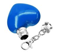 Heart Flask - Leakproof Water Container, Portable Keychain Flasks with Secure Lid, Travel Friendly Mini Flask, Concerts Collectors Sports Events, Camping Picnic Beach Vacation Holiday for Weddings