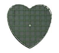 Heart Floral Foam - Floral Foam Blocks | Heart Shape Flower Mud with Suction Cup | Green Styrofoam Sponge for Flower Arrangements | Floral Design Supplies for Wedding & Party Decorations
