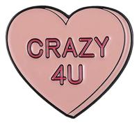 Heart Flowers Enamel Pin: Sleep & Little Things, Klein, Non-precious metal